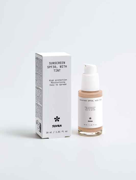 Sunscreen SPF30, with tint